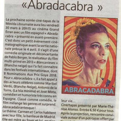 le résistant 29 mars abracadabra 