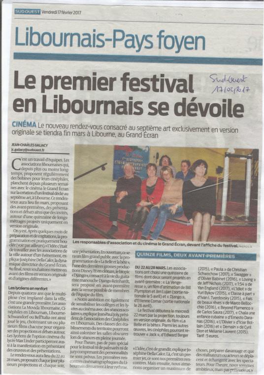 Sud Ouest 17 février 2017