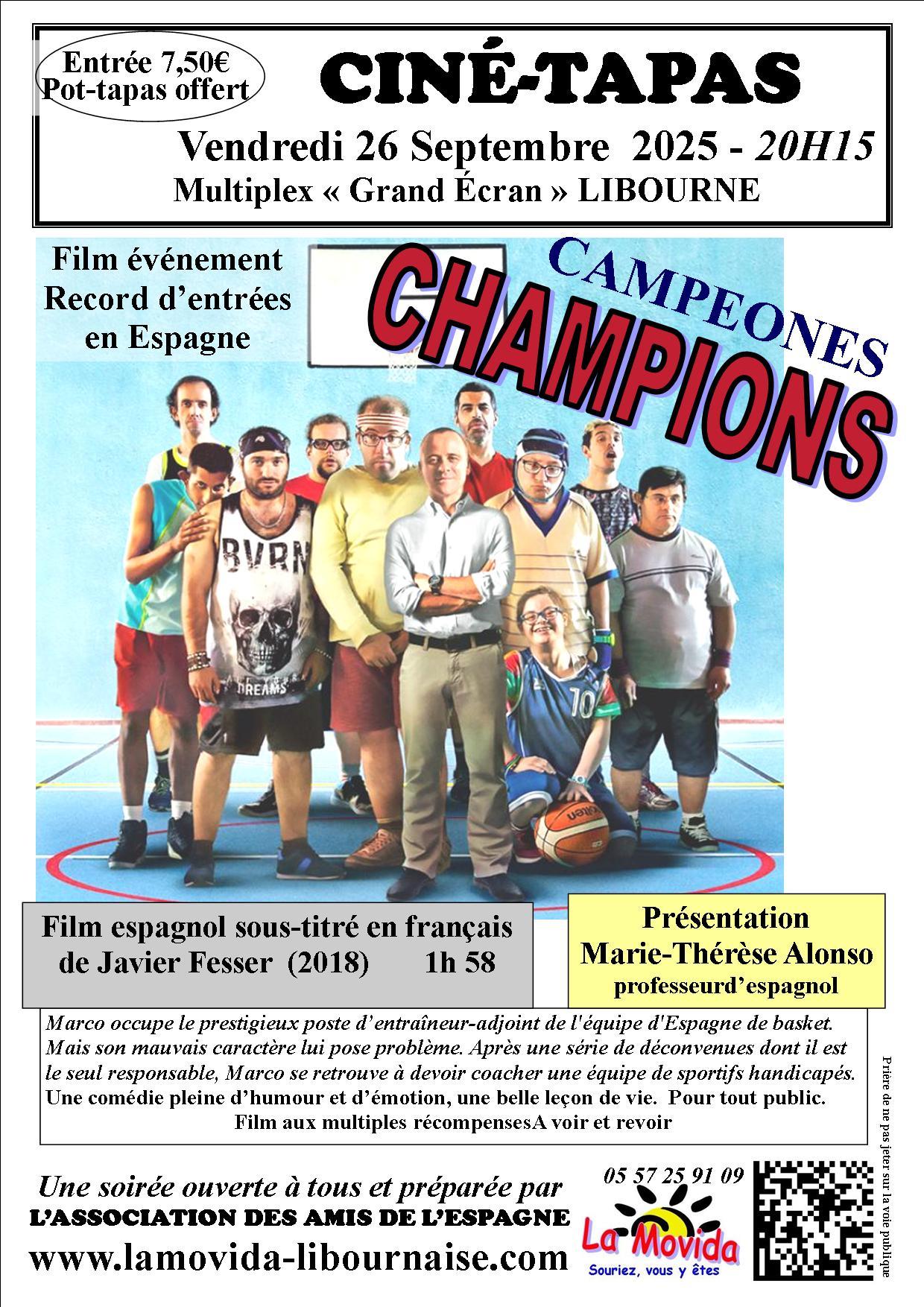 Affiche campeones 2025